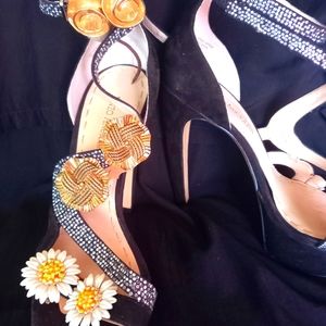 SHOE BLING Vintage style, Retro Heel Accessory,  BDSM Accessories